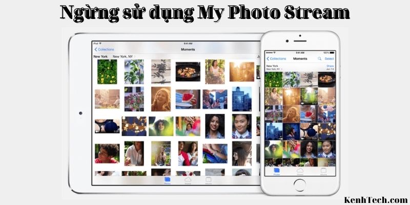 Ngừng sử dụng My Photo Stream - Cách giải phóng dung lượng IPhone